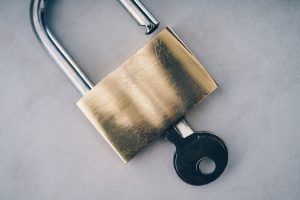 padlock-with-key-close-up
